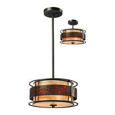 3 Light Pendant Java Bronze