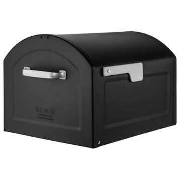 Architectural Mailboxes 950020B-10 Centennial Black Mailbox, Powder Coated