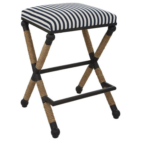 Uttermost Braddock Backless Counter Stool