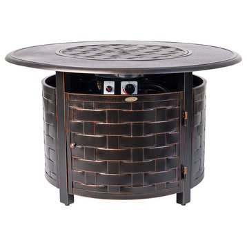 Armstrong Round Aluminum LPG Fire Pit