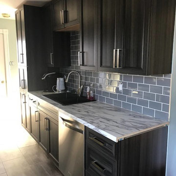 Galley Kitchen -Cabinetsmith Impressions Transitional in Zambukka