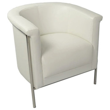 Verona Accent Chair, White