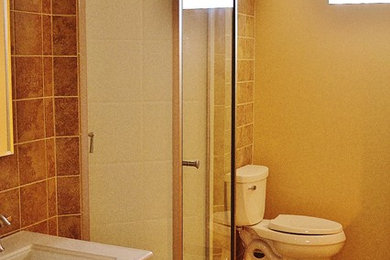 Inspiration for a contemporary bathroom remodel in Cincinnati