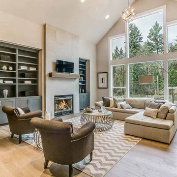 East Renton Highlands Modern Ranch | Living Room