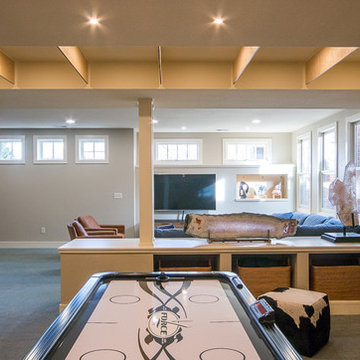 Basement Rec Room and Sauna