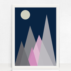 GREY PEAKS - Prints And Posters