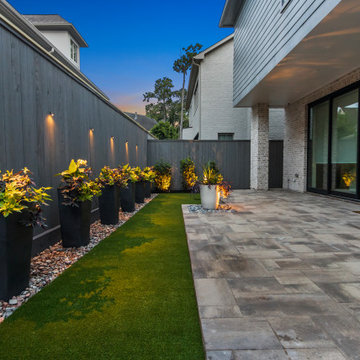 Modern River Oaks Landscape Design- Houston, TX