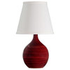 House of Troy Scatchard 13.5" Mini Accent Lamp, Copper Red, GS50-CR