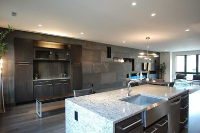 Example of a kitchen design in Other