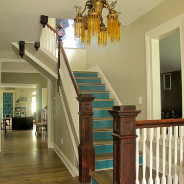 1129 Historic In-Town Renovation Entry Foyer & Staircase