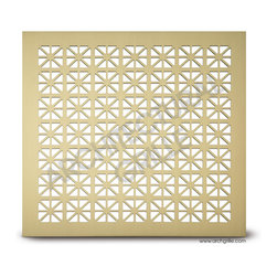 Architectural Grille - Perforated Grille: #202 - Grecian - Registers Grilles And Vents