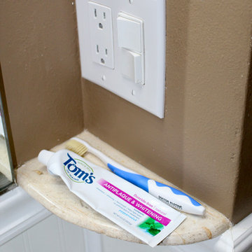 Matching Tile Shelf