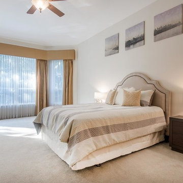 Executive Style Home in Westchase Staged With Warm Colors