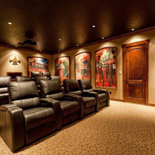 Basement movie room