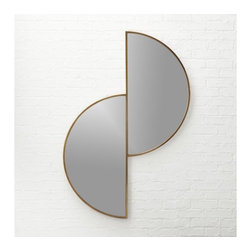 Luna Half Moon Wall Mirror | CB2 - Mirrors