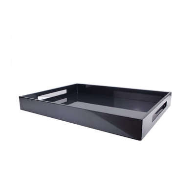 Addison Ross Lacquered Carbon Fibre Tray 22x16