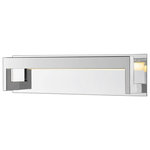 Z-Lite - Z-Lite 1925-20V-CH-LED Linc - 19.8" 15W 1 LED Bath Vanity - Go full throttle into a commitment to contemporaryLinc 19.8" 15W 1 LED Chrome Frosted Glass *UL Approved: YES Energy Star Qualified: n/a ADA Certified: n/a  *Number of Lights: Lamp: 1-*Wattage:15w LED bulb(s) *Bulb Included:Yes *Bulb Type:LED *Finish Type:Chrome