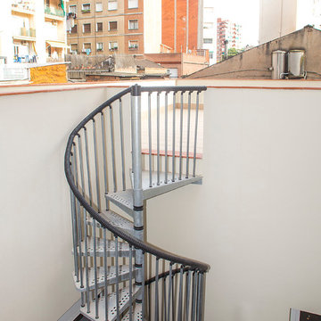 Bajos con terraza en reforma de edificio en Barcelona