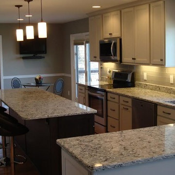 Mekemson Kitchen Before and After by Angela Raines