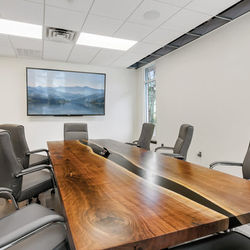 Walnut River Epoxy Conference Table