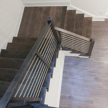 Project #50 | Geometric Staircase with Contrasting Tones