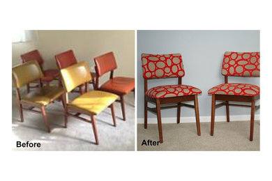 Mid century modern chair restoration