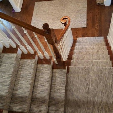 Carpet Runners on Wood Stairs