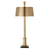Library Lamp, Antique Brass