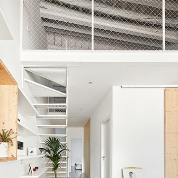 Casa unifamiliar de estilo industrial