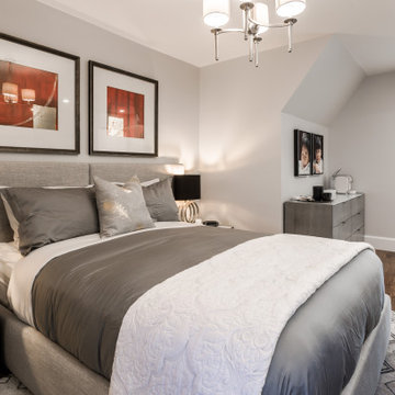 Master suite design and renovation in an attic secluded from teenagers in VSL