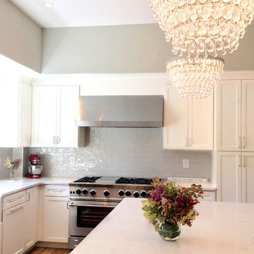 Stunning Black and White kitchen