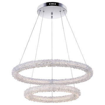 Arielle LED Chandelier with Chrome Finish