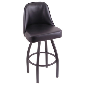 Holland Bar Stool, 840 Grizzly 30 Bar Stool, Pewter Finish