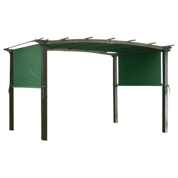 17'x6.8' Pergola Canopy Replacement Cover, Green