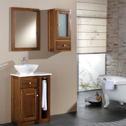 Bissonnet Baden Baden II NAVA Collection 2-Unit Modular Vanity with Ceramic Sink - Bathroom Vanities And Sink Consoles