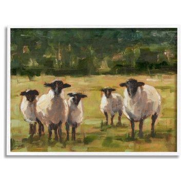 Flock of Sheep Family Painting, 30 x 24