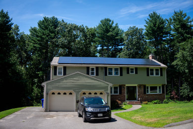 Home Solar Array, All Black Panels
