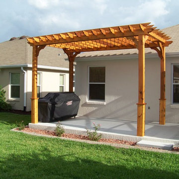 8' x 16' Treated Pine Wood Pergola