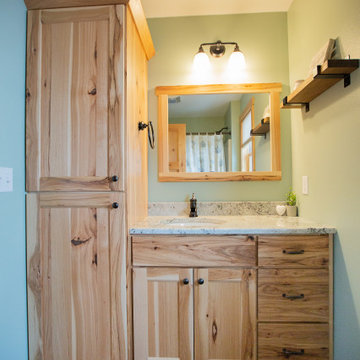 Rustic Hickory Kitchen Cabinets
