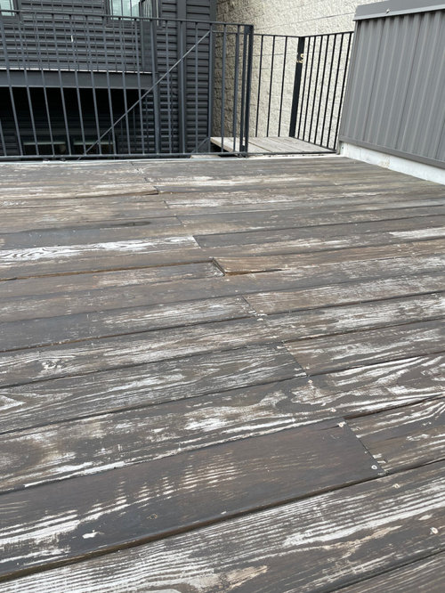 What to do about deck boards popping up?