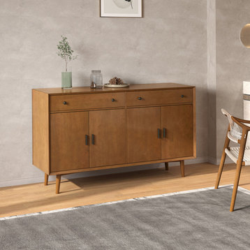 Modern Sideboard With Storage, Acorn