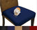 SmartSeat Dining Chair Seat Cover and Protector, Midnight Navy Blue
