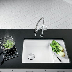 BLANCO PRECIS&trade; Medium Single with Drainer - Kitchen Sinks
