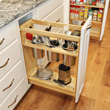 White Painted Kitchen Cabinets with Knotty Alder, Twin Falls ID