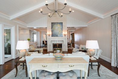 Inspiration for a contemporary living room remodel in Atlanta