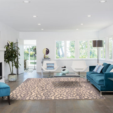 Aileen Area Rug in Gray and Cream