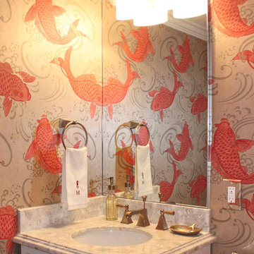 Koi Fish Powder Room