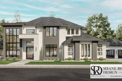 Example of a trendy exterior home design in Oklahoma City