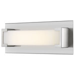 Z-Lite - Z-Lite 1926-1S-BN-LED Elara - 12.8" 7.5W 1 LED Wall Sconce - There's something fresh and compelling about thisElara 12.8" 7.5W 1 L Brushed Nickel Frost *UL Approved: YES Energy Star Qualified: n/a ADA Certified: n/a  *Number of Lights: Lamp: 1-*Wattage:7.5w LED bulb(s) *Bulb Included:Yes *Bulb Type:LED *Finish Type:Brushed Nickel