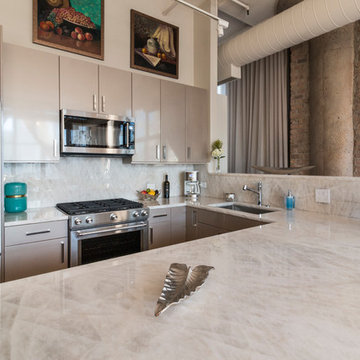Iceberg Quartzite Kitchen